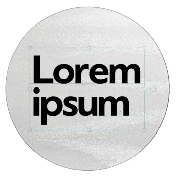 Lorem ipsum, Επιφάνεια κοπής γυάλινη στρογγυλή (30cm)