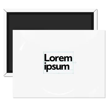 Lorem ipsum, Ορθογώνιο μαγνητάκι ψυγείου διάστασης 9x6cm
