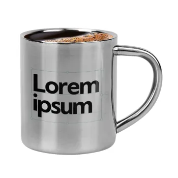 Lorem ipsum, Κουπάκι μεταλλικό διπλού τοιχώματος για espresso (220ml)