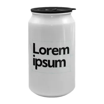 Lorem ipsum, Κούπα ταξιδιού μεταλλική με καπάκι (tin-can) 500ml