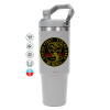 GREY color, 890ml (30oz) stainless Steel Tumbler with Handle