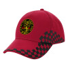 Adult Cap RACING Ultimate Red/Black, (100% COTTON DRILL, ADULT, UNISEX, ONE SIZE ADULT)