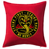 Sofa cushion RED 50x50cm includes filling