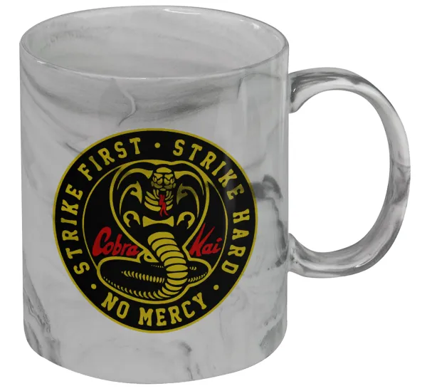 cobra kai strike first dojo — Mug ceramic marble style, 330ml