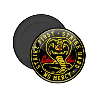 cobra kai strike first dojo, Μαγνητάκι ψυγείου στρογγυλό διάστασης 5cm