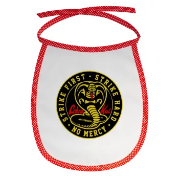 cobra kai strike first dojo, Σαλιάρα μωρού αλέκιαστη με κορδόνι Κόκκινη