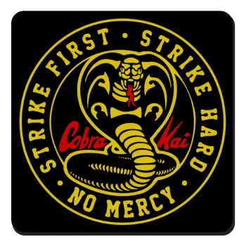 cobra kai strike first dojo, Τετράγωνο μαγνητάκι ξύλινο 9x9cm