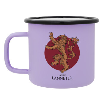 House Lannister GOT, Κούπα Μεταλλική εμαγιέ ΜΑΤ Light Pastel Purple 360ml
