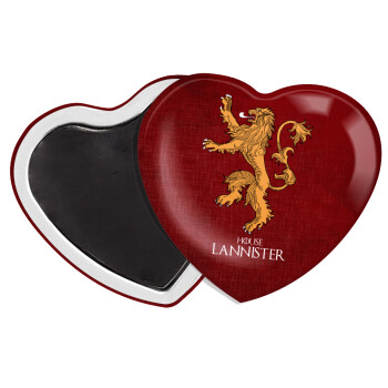 House Lannister GOT, Μαγνητάκι καρδιά (57x52mm)
