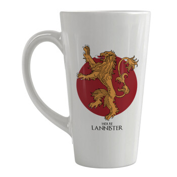 House Lannister GOT, Κούπα κωνική Latte Μεγάλη, κεραμική, 450ml