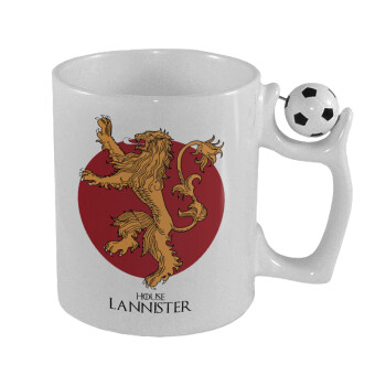 House Lannister GOT, Κούπα με μπάλα ποδασφαίρου , 330ml