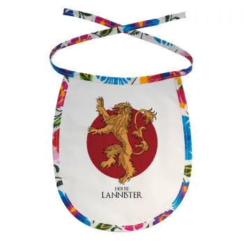 House Lannister GOT, Σαλιάρα μωρού αλέκιαστη με κορδόνι Χρωματιστή