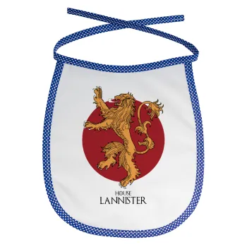 House Lannister GOT, Σαλιάρα μωρού αλέκιαστη με κορδόνι Μπλε