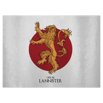 House Lannister GOT, Επιφάνεια κοπής γυάλινη (38x28cm)