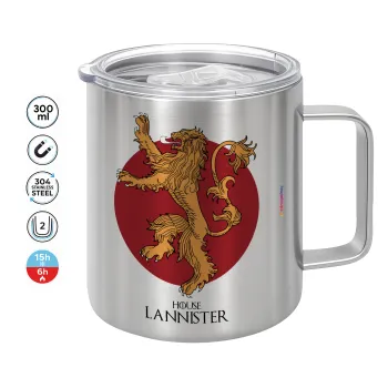 House Lannister GOT, Mug Stainless steel double wall 300ml