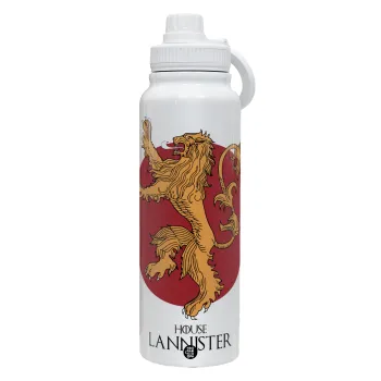 House Lannister GOT, Θερμός 1L Ανοξείδωτο με Βάση Κινητού & Διπλά Τοιχώματα