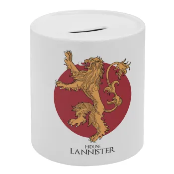 House Lannister GOT, Κουμπαράς πορσελάνης με τάπα