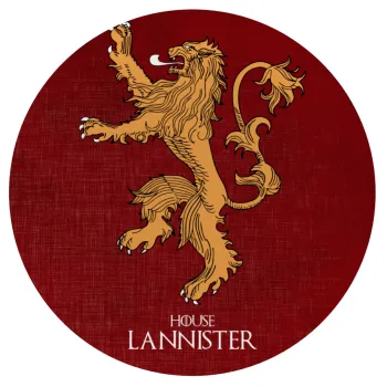 House Lannister GOT, Mousepad Στρογγυλό 20cm