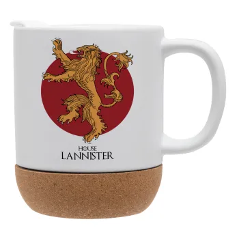 House Lannister GOT, Ceramic coffee mug Cork (MAT), 330ml