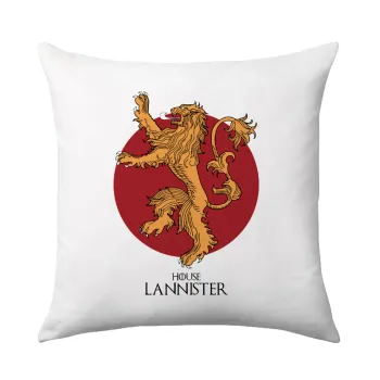 House Lannister GOT, Μαξιλάρι καναπέ 40x40cm περιέχεται το  γέμισμα