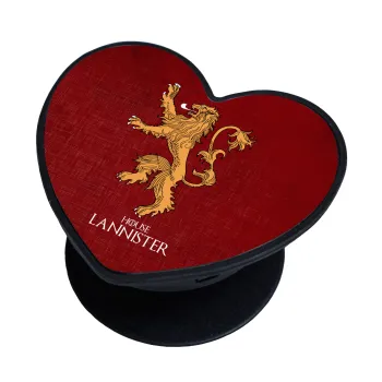 House Lannister GOT, Phone Holders Stand  καρδιά Μαύρο Βάση Στήριξης Κινητού στο Χέρι