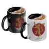 Color changing magic Mug, ceramic, 330ml when adding hot liquid inside, the black colour desappears (1 pcs)