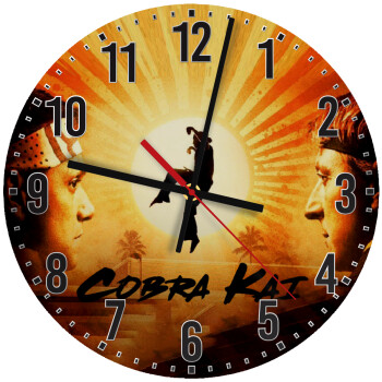Cobra Kai, Ρολόι τοίχου ξύλινο (30cm)