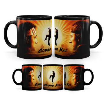 Cobra Kai, Mug black, ceramic, 330ml