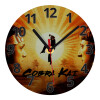 Ρολόι τοίχου γυάλινο (20cm)
