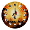 Wooden wall clock (20cm)