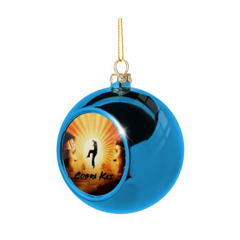 Cobra Kai, Χριστουγεννιάτικη μπάλα δένδρου Μπλε 8cm