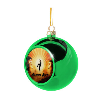 Cobra Kai, Χριστουγεννιάτικη μπάλα δένδρου Πράσινη 8cm
