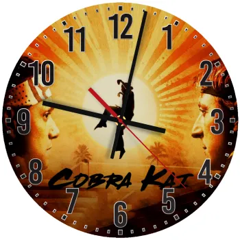 Cobra Kai, Ρολόι τοίχου ξύλινο (30cm)