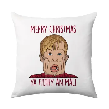 home alone, Merry Christmas ya filthy animal, Sofa cushion 40x40cm includes filling