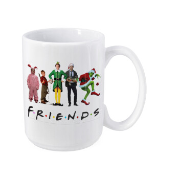 Christmas FRIENDS, Κούπα Mega, κεραμική, 450ml