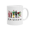 Christmas FRIENDS, Ceramic coffee mug, 330ml (1pcs)