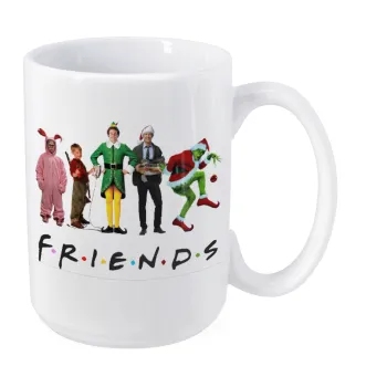 Christmas FRIENDS, Κούπα Mega, κεραμική, 450ml