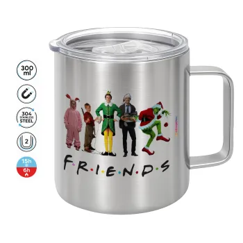 Christmas FRIENDS, Mug Stainless steel double wall 300ml