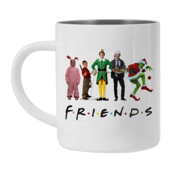 Christmas FRIENDS, Mug Stainless steel double wall 300ml