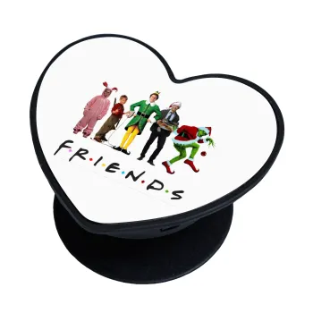 Christmas FRIENDS, Phone Holders Stand  καρδιά Μαύρο Βάση Στήριξης Κινητού στο Χέρι