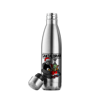 Star Wars Santalorian, Μεταλλικό παγούρι θερμός Inox (Stainless steel), διπλού τοιχώματος, 500ml
