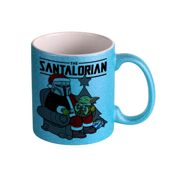 Star Wars Santalorian, Κούπα Σιέλ Glitter που γυαλίζει, κεραμική, 330ml