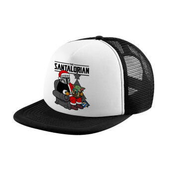 Star Wars Santalorian, Καπέλο Soft Trucker με Δίχτυ Black/White 