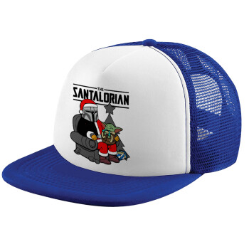 Star Wars Santalorian, Καπέλο Soft Trucker με Δίχτυ Blue/White 