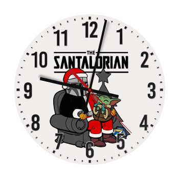 Star Wars Santalorian, Ρολόι τοίχου ξύλινο (30cm)