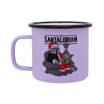 Star Wars Santalorian, Κούπα Μεταλλική εμαγιέ ΜΑΤ Light Pastel Purple 360ml