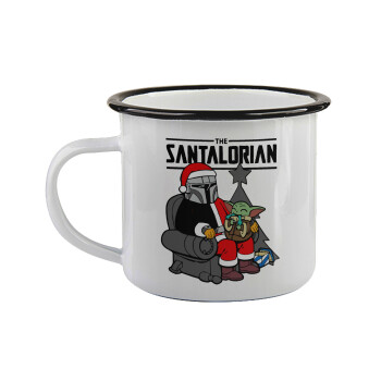 Star Wars Santalorian, Κούπα εμαγιέ με μαύρο χείλος 360ml