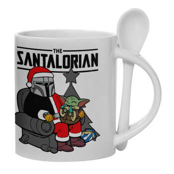 Star Wars Santalorian, Κούπα, κεραμική με κουταλάκι, 330ml (1 τεμάχιο)