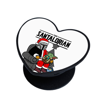 Star Wars Santalorian, Phone Holders Stand  καρδιά Μαύρο Βάση Στήριξης Κινητού στο Χέρι