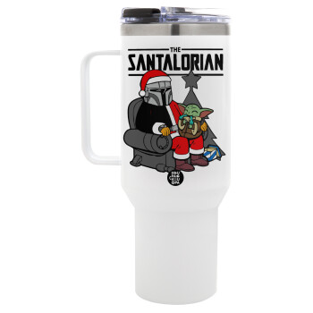 Star Wars Santalorian, Mega Tumbler με καπάκι, διπλού τοιχώματος (θερμό) 1,2L